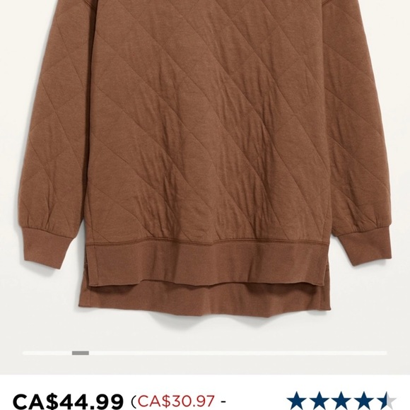 Old Navy Oversized Quilted Sweater - Picture 4 of 10